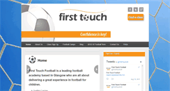 Desktop Screenshot of firsttouchfootball.co.uk