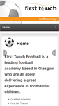 Mobile Screenshot of firsttouchfootball.co.uk